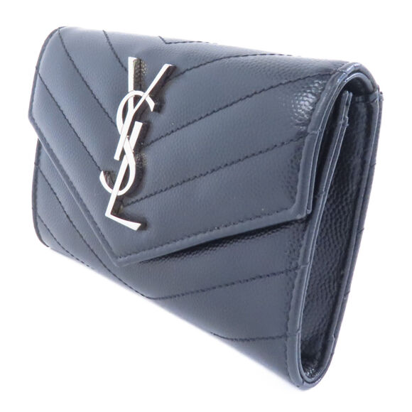 Saint Laurent Ysl Shw Card Case Wallet #141884S38B - Picture 2 of 15